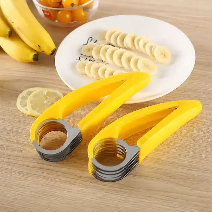 Fashion Multi-function Vegetable Fruit Banana Slicer Small Ham Sausage Cucumber Cutting Creative Melon Cutter
