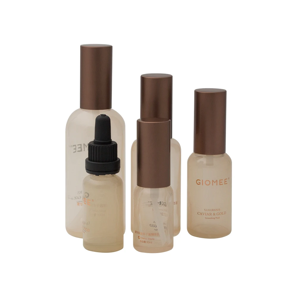 empty 4oz glass dropper spray bottle for hair body essential oil 100ml