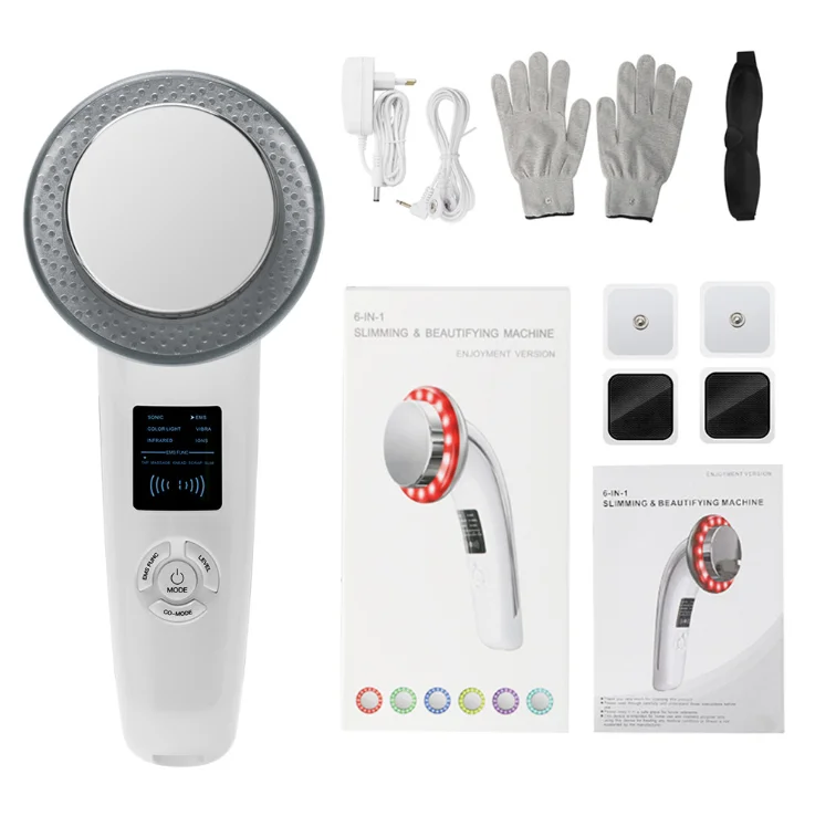 
Hot Sale 6 in 1 Multifunctional Salon Beauty Machineleggins anti cellulite cavitation machine ultras korean Skin Care Equipment 
