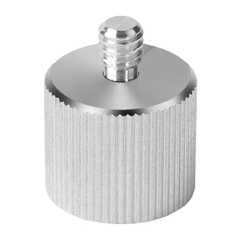 Microphone Stand Adapter 5/8 to 1/4 Metal Female to Male Mic Screw Plate Flash Light Converter Camera Tripod