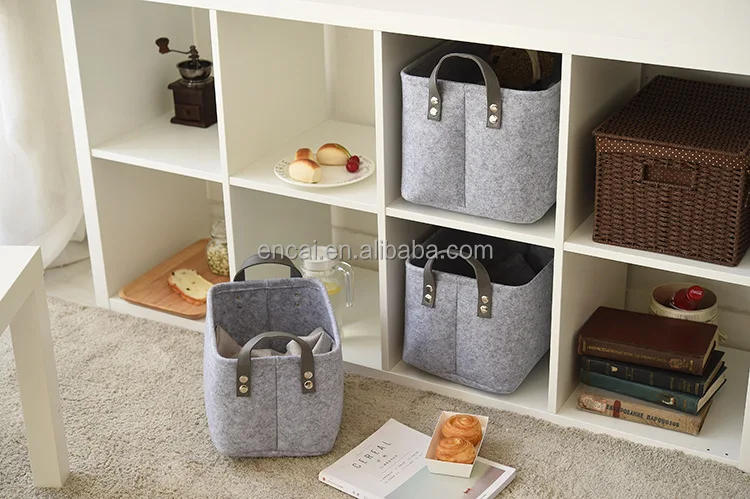 Корзина из войлока для хранения корзина декоративных игрушек собак подарков дома офиса шкафа