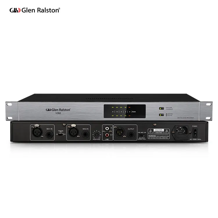 Glen Ralston V260 Anti whistling automatic high-speed frequency shift feedback suppressor