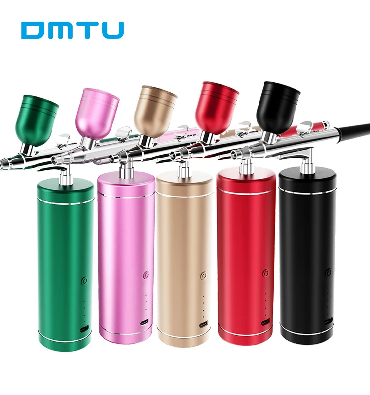 Hot 3 In 1 Make Up Nail Machine Air Hair Brush Kit Paint Set Gun Spray Cake Decorating Airbrush