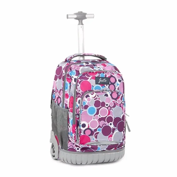 
Customized New Kids Trolley School Bag 18 Inch Oversize Load Bag School Wheel Backpack 