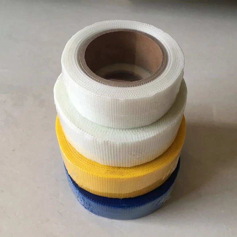 China supplier Glass Fiber self adhesive Drywall joint mesh fiber Tape For Wall crack