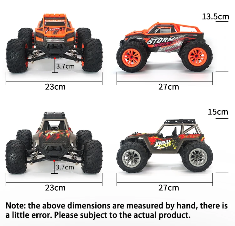 1/14 scale SG-1402 2.4G Brushed PET 4WD H-Speed RC Car Remote Control Vehicle Crawler Car