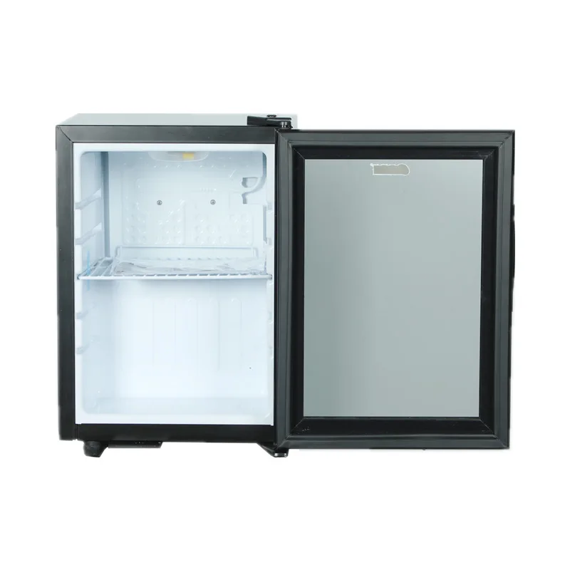 2024 New Compact Mini Fridge 21 Liter Best Gas Refrigerator With Key Lock Glass Door Small Refrigerator
