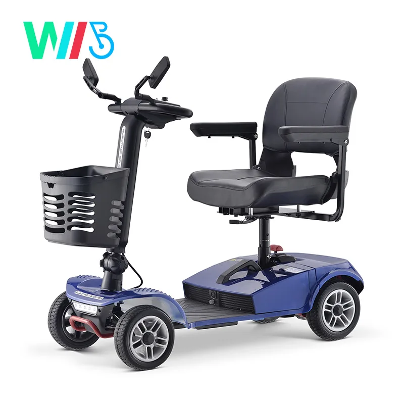 Medical Devices Equipment Explosive Model Easy to Operate Elderly Disabled Folding 4 Wheel Electric Scooter/Mobility Scooter