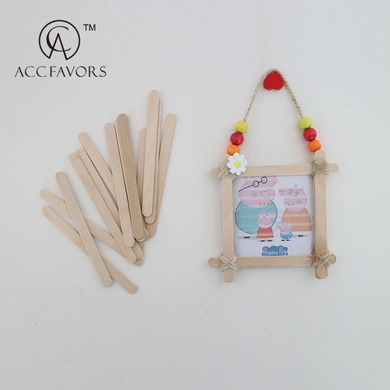 Оптом детские игрушки ремесла, деревянные палочки для DIY моделей