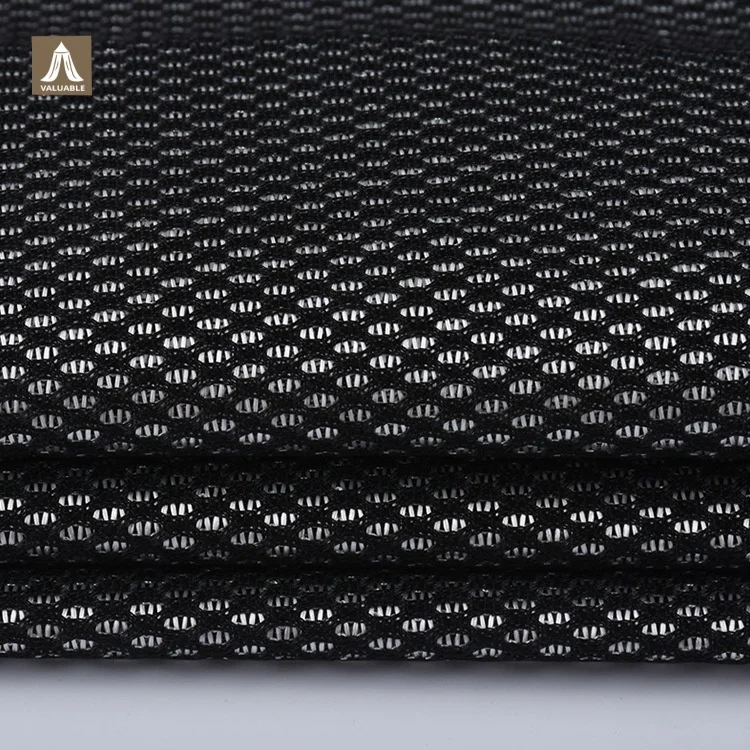 Factory Wholesale Laundry Mesh Fabric Hexagonal Honeycomb Thickened Polyester Outdoor Luggage Sandwich Handbag Laundry Bag