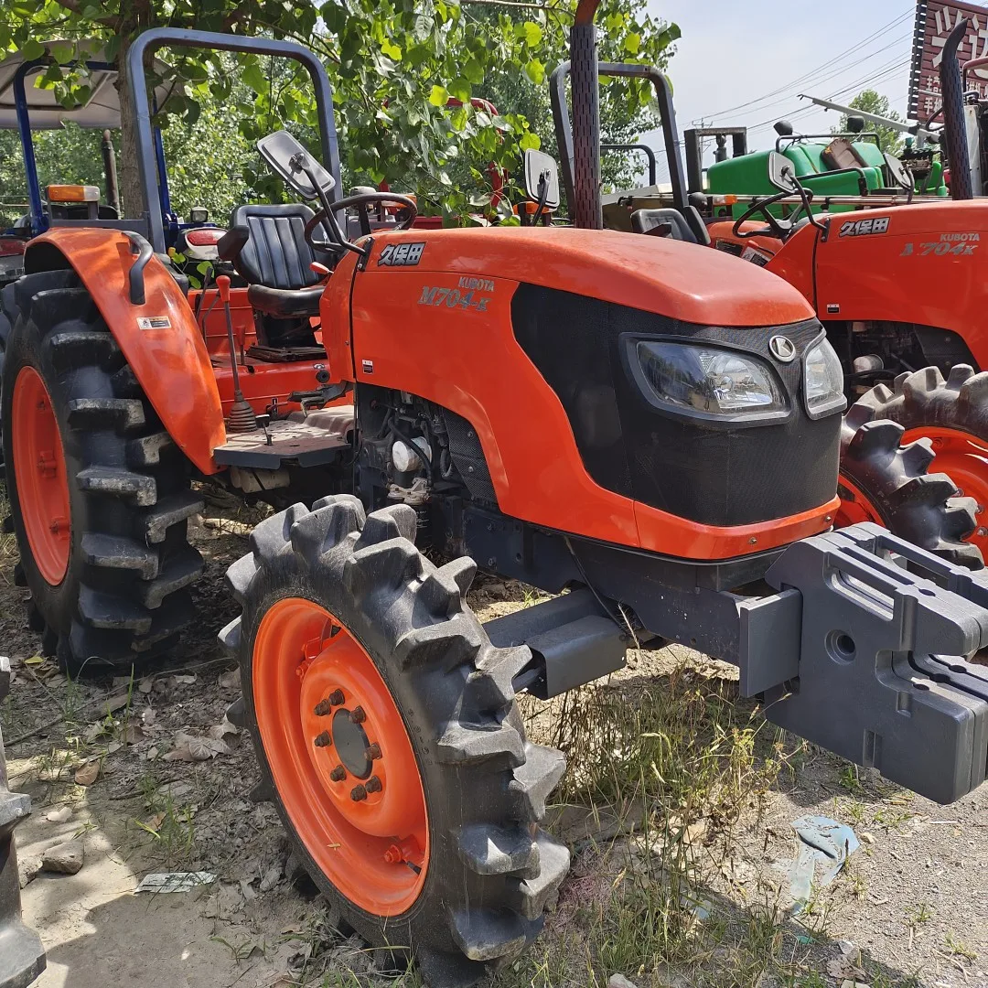 Kubota M704 70hp трактор 4x4 мини компактный экскаватор-погрузчик фронтальный погрузчик