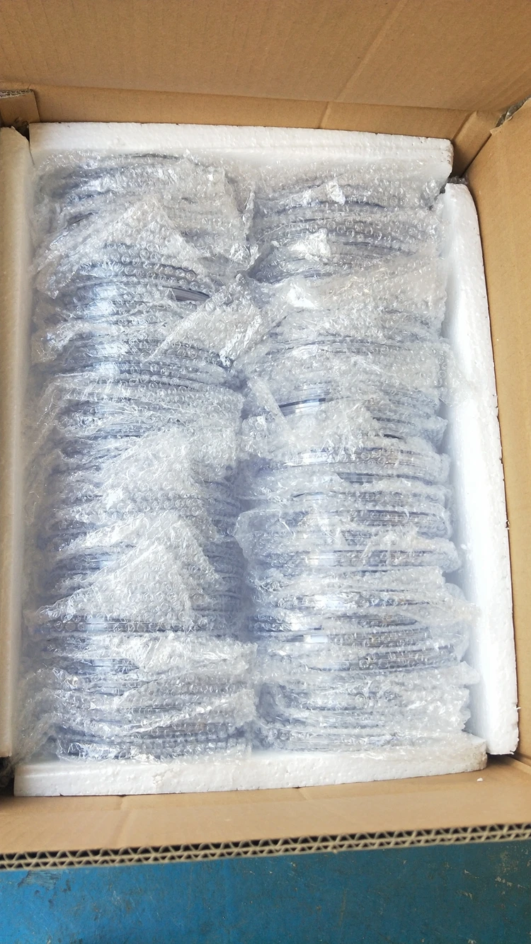 Clear Round Plastic Acrylic Swivel Plate Lazy Susan Rotating Turntable Art Craft Display Plate