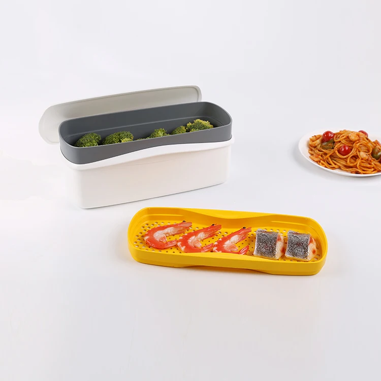 2020 china durable wholesale reusable packaging pasta cooker leak proof microwave food bento box