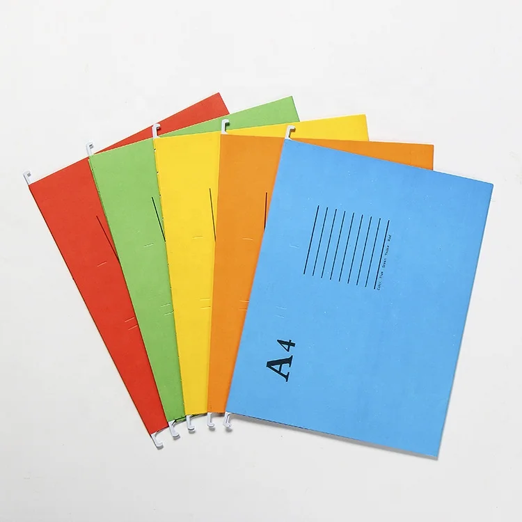 Hot selling hanging folder recyclable kraft paper office school paper material eco-friendly