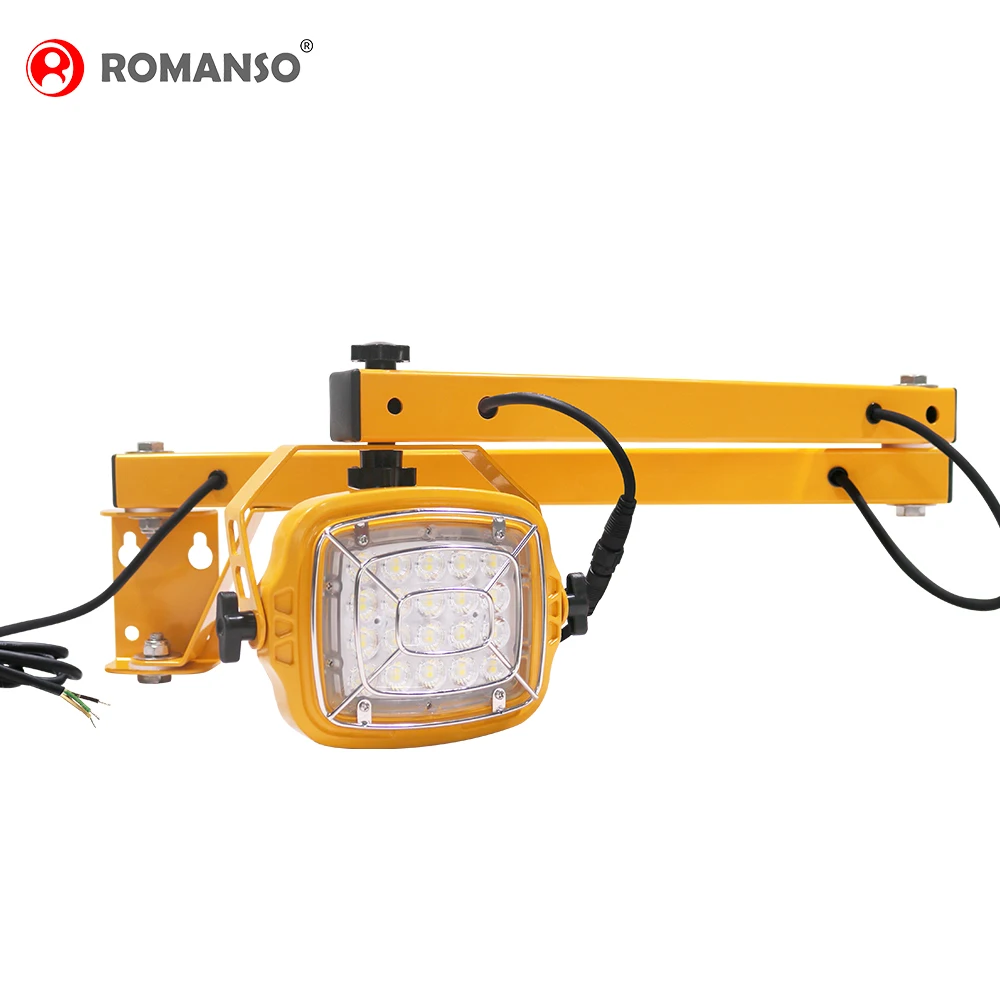 Etl Approved 30W New Swing Arm Led Work Light Warehouse Loading Dock Equipment Led Dock Lights