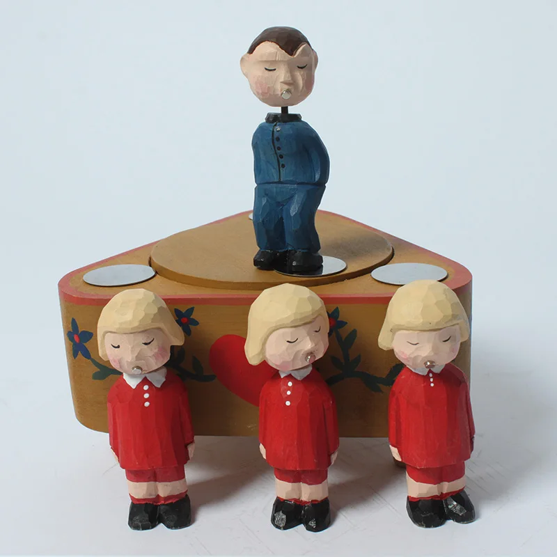 2024 new products new products best price handmade high quality bad naughty boy wooden music box custom crafts for men valentine gifts