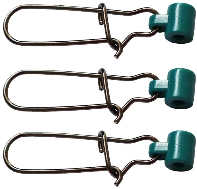 Fishing Sinker Slides with Hooked Snap Fishing Line Connector