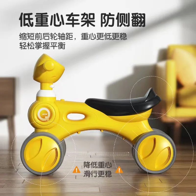 Best Selling Kids Factory Price Plastic Mini Foot Pushed Car for Kids Balance Bike Baby Walker Car With Music Light