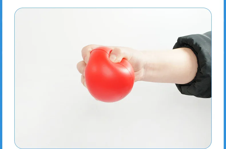 Custom LOGO PU foam ball    Squeeze Fidget Toys Soft Foam  Dia 60mm 70MM  90MM Round  Stress Relief Ball