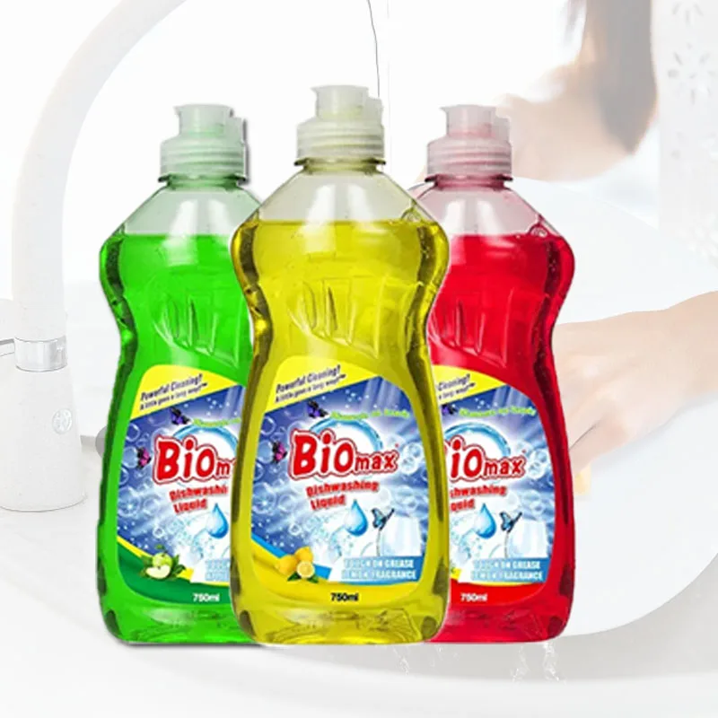 Bulk Suppliers 750ml Rich Foam Dish Washing Liquid Dishwashing Liquid Raw Materials of Dish Detergents