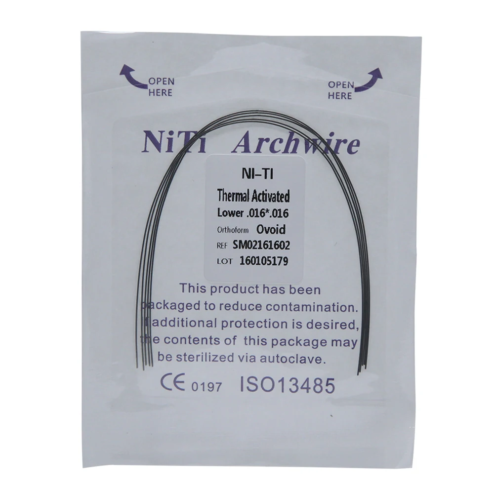 Hot items dental orthodontic niti heated-activated arch wires