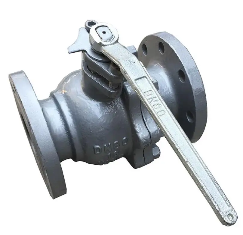 Хорошее качество углеродистая сталь dn20 до DN100 300LB wcb 2 pc Фланцевые 6 дуплексных шаровых клапанов