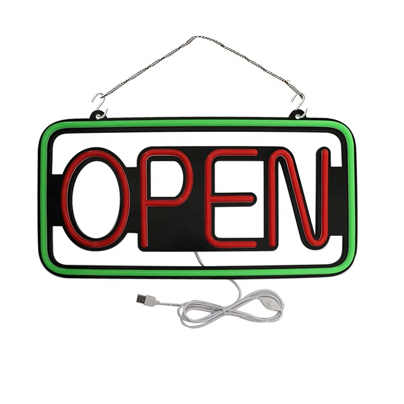 Dropshipping Customized LED Neon Sign PVC Open Sign Neon