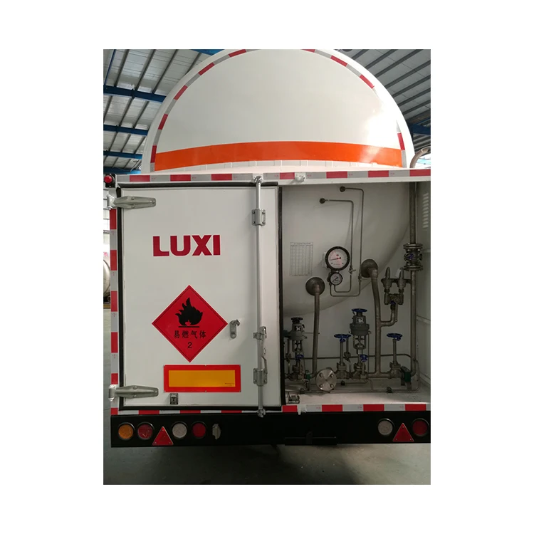 Надежная производительность резервуар для транспортировки газа полуприцеп