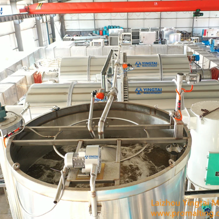 fully automated/automatic Combination Germination vessel to produce malts for brewers