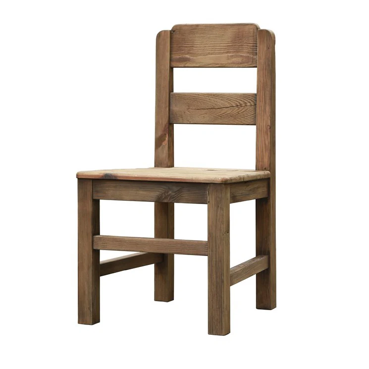 dining chair solid recycled wood chair for living room and dining room Simple Design