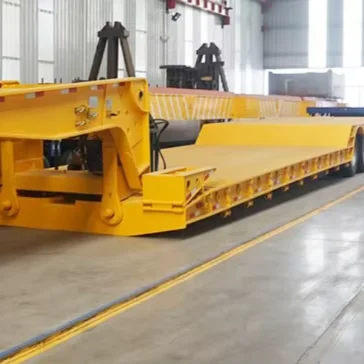 Customizable 120 Ton Lowboy Semi Trailer