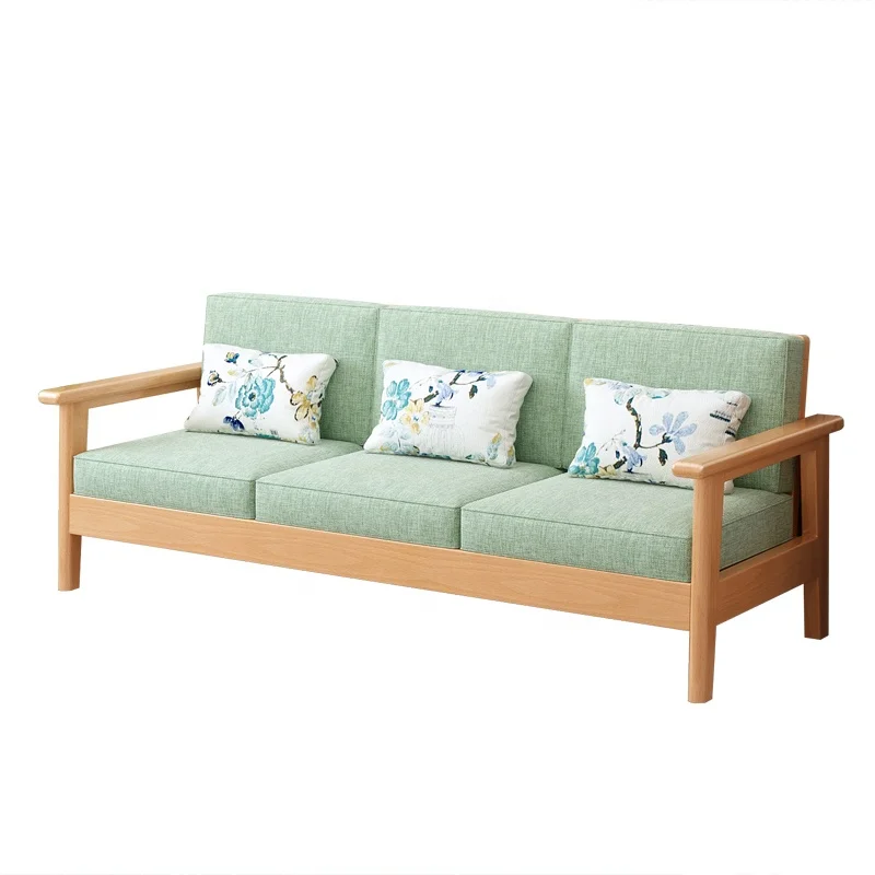 2021 fashion sofa chair wooden sofa set sofa come bed wooden home furniture