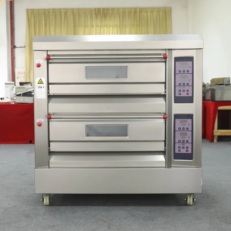 HLY-206DB gas oven baking commercial 2 deck baking oven for bread and cake