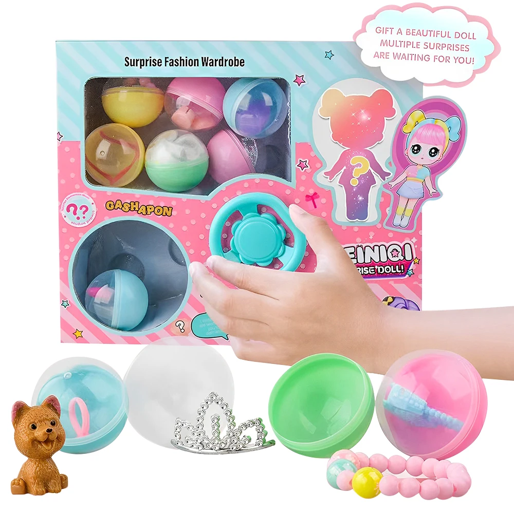 8pcs surprise twist egg caw machine mini gashapon machine capsule toy