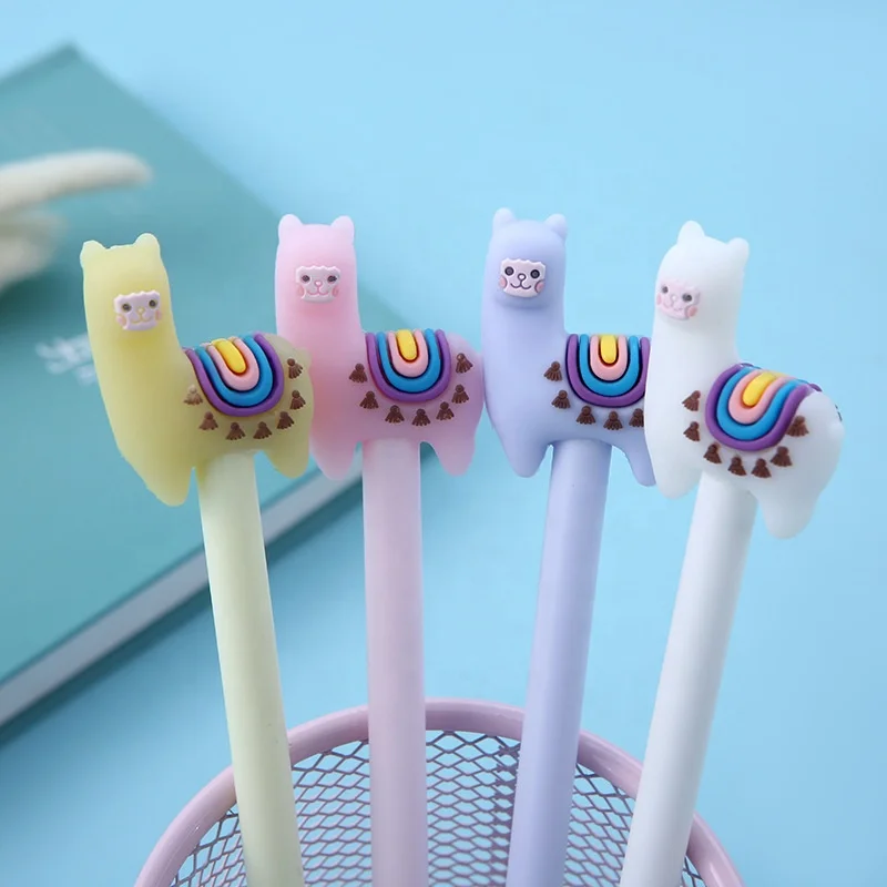 Alpaca  Gel Pen Neutral Pens Cute Colorful Rollerball Pens for School Office Writing