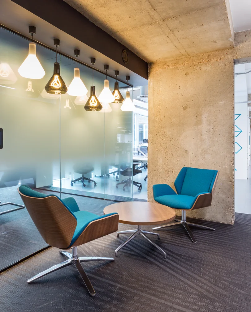 Black V series chair base used for office chair and armchair