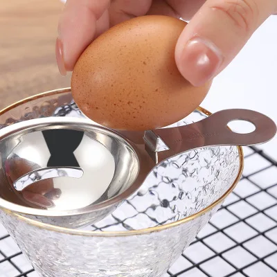 Stainless Steel Filter White Egg from yolks Divider Tools Solid Egg Separator Kitchen Cooking