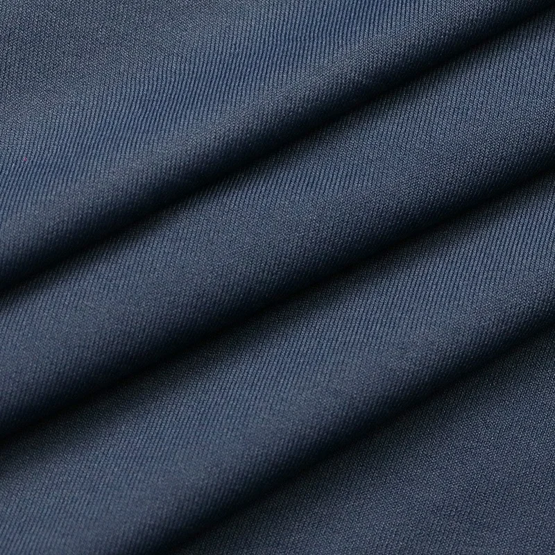 Wholesale of 75% polyester 25% spandex stretch fabric, 50D polyester imitation cotton warp knitted yoga, sportswear fabric