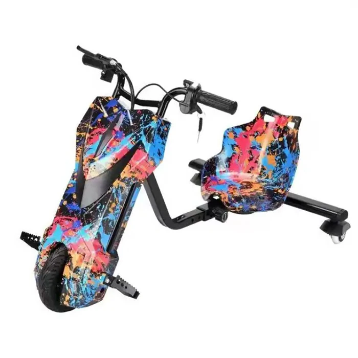 Three wheel 36V 2.4A  telecommande electric drift trike for kids scooter cart rental electric scooter