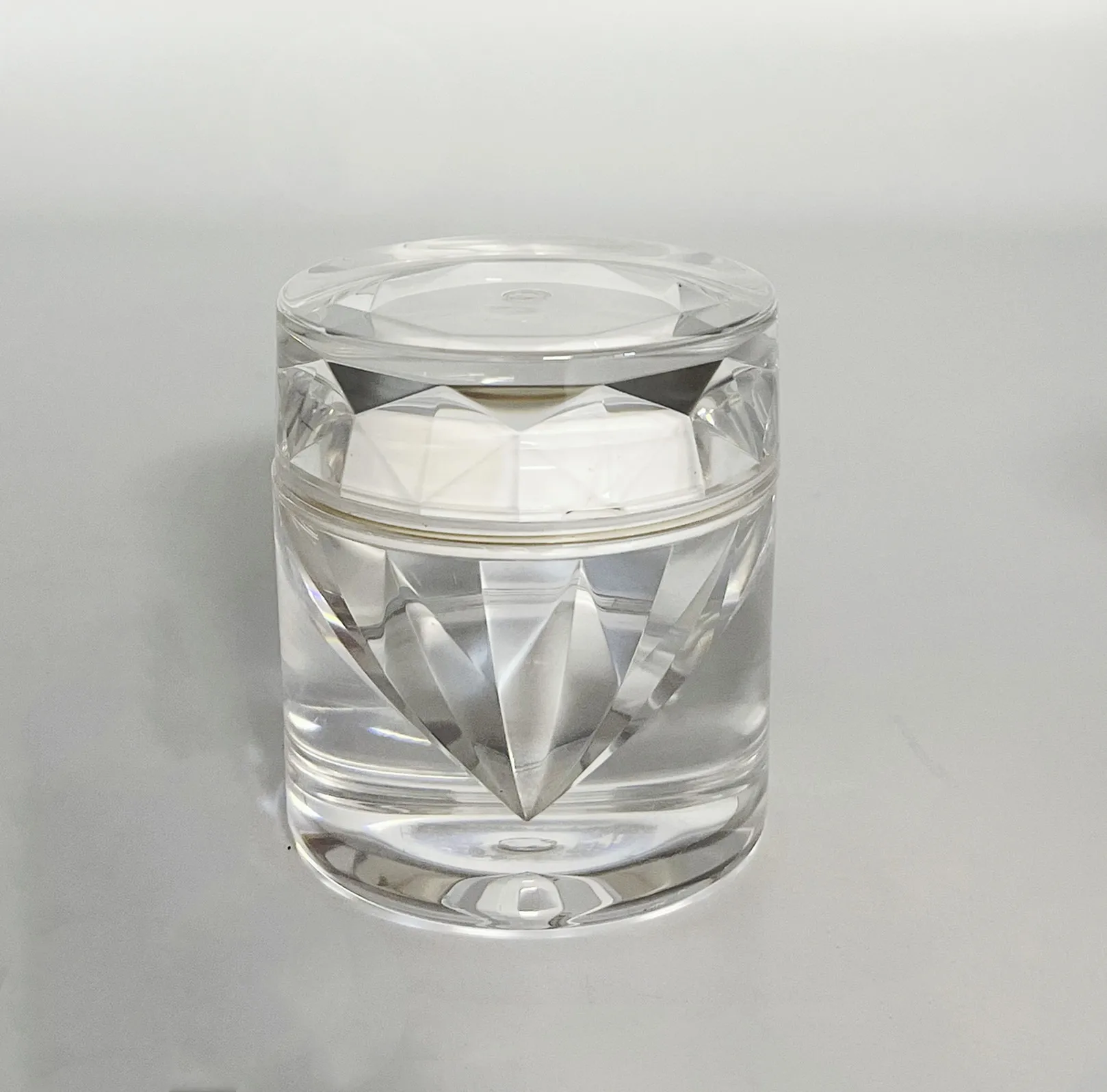 Luxury plastic pink diamond Face cream Cosmetics Packaging Plastic Cosmetic Cream bottle Jar Body Lotion Containers 15g 30g