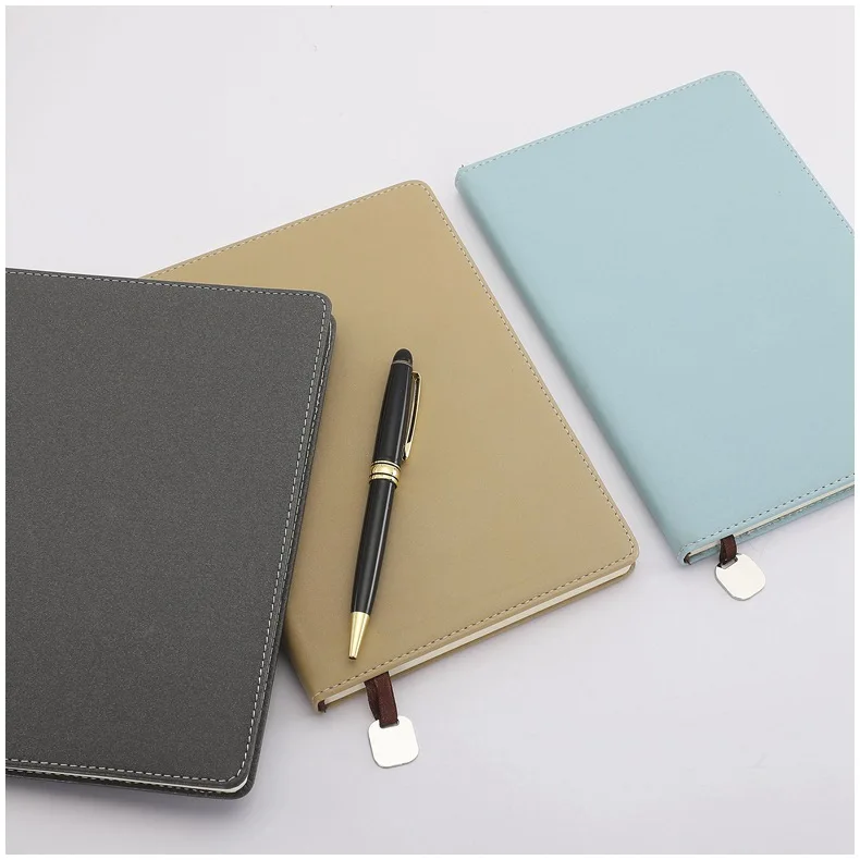 Wholesale A5 Notebook Leather Notebook Student Gift Stationery Notepad Business Conference Office Promotion Leather Book HX 80g