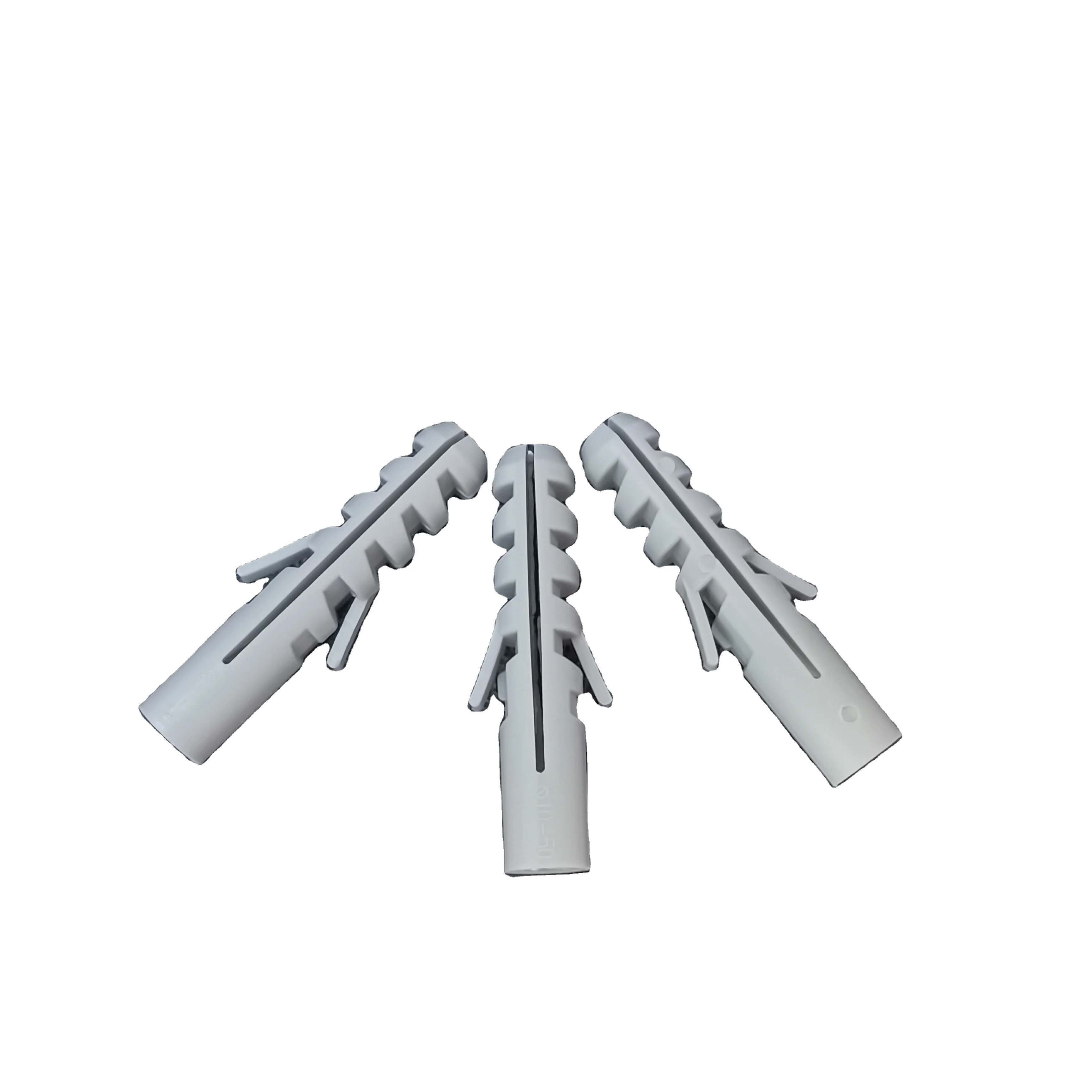 China Factory 6mm 8mm 10mm Concrete Anchor Screws Nylon Plastic Anchor Wall  Plug 6-14mm