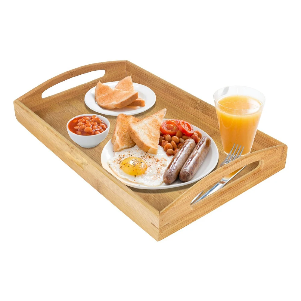 bamboo serving trays bamboo food tray