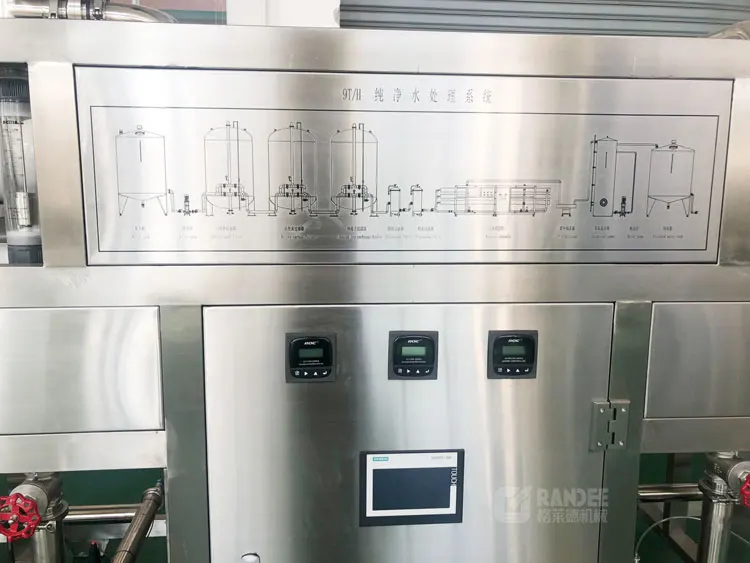  6T/H RO water treatment system / purifier without