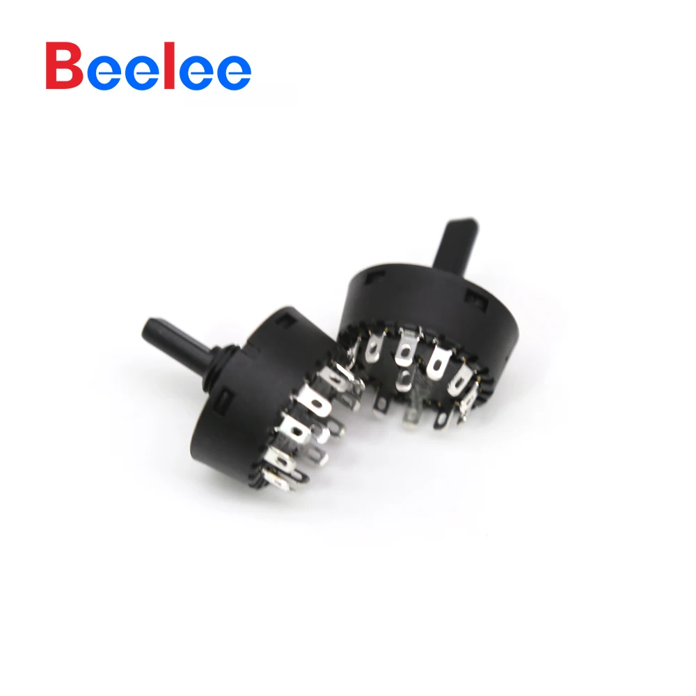 Beelee, 12 позиций, 3 А, круглые поворотные переключатели, круглые поворотные переключатели