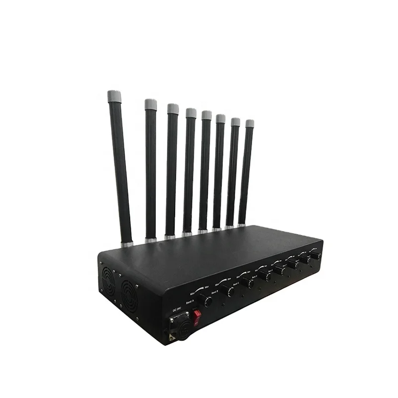 8 bands 80 W Portable WiFi FM vhf UHF cell Phone  Adjustable Signal detector shielding up to 80 meters