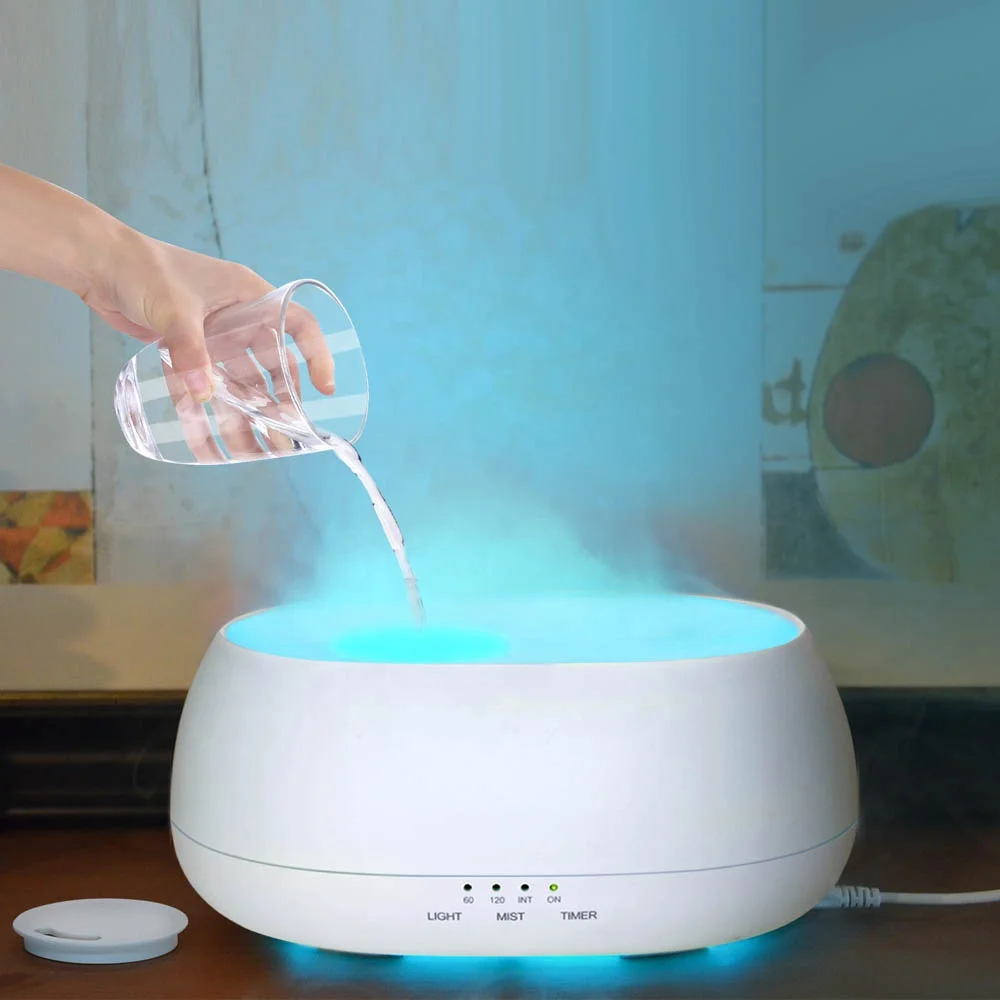rain cloud top filling humidifier 500ml mini humidifier with remote control