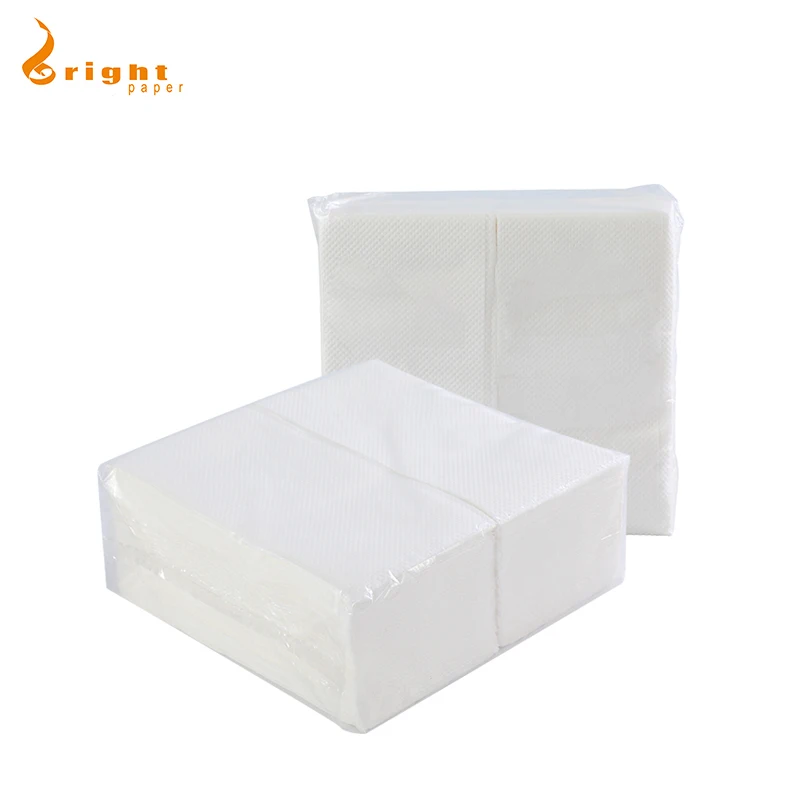 Одноразовые Ресторан салфетки Салфетка натуральной древсной массы 100 листов бумажных