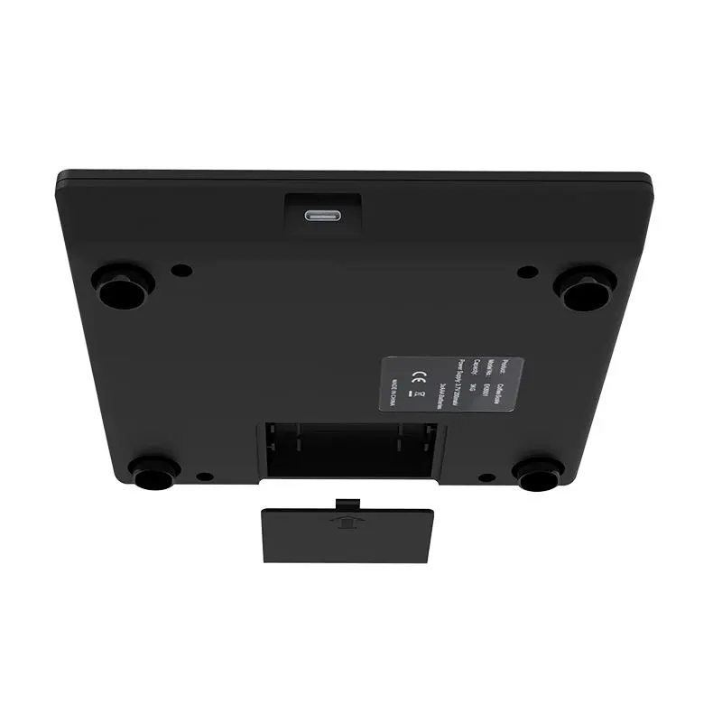 Custom Private Label printed Logo 3000g 0.1g rechargeable Type C LED Digital Coffee Scale Espresso scale with timer