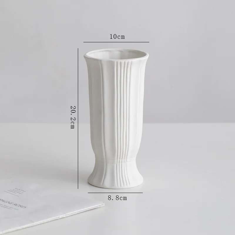 Customized size antique modern vase beautiful flower vases for living room decor